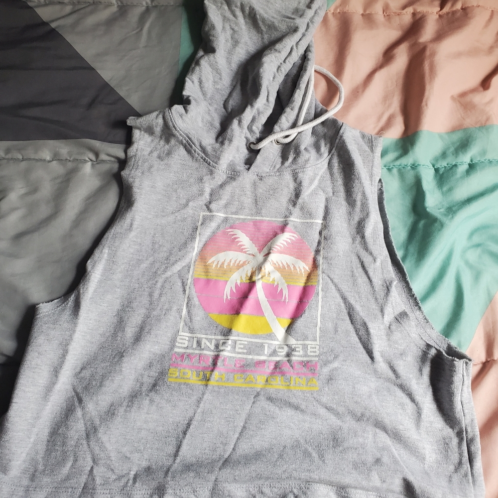 Myrtle Beach sleeveless hoodie